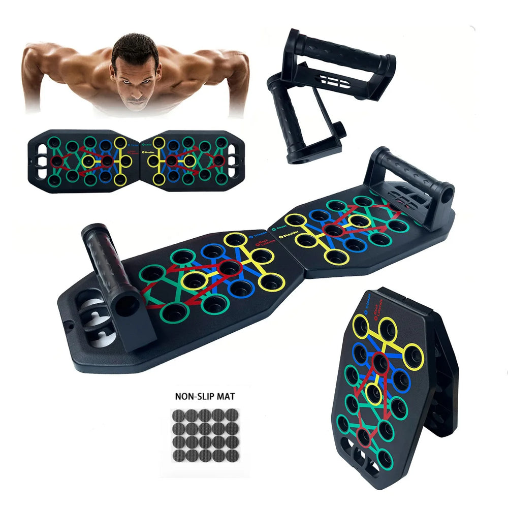 Multi-Function Push Up Board and Push Up Handles