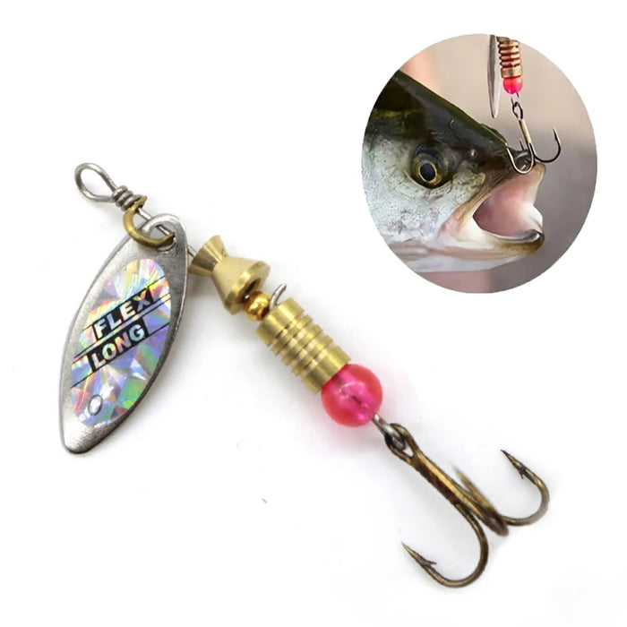 Metal Spoon Spinner Fishing Lure Set