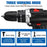 25+3 Torque Cordless Drill Electric Screwdriver