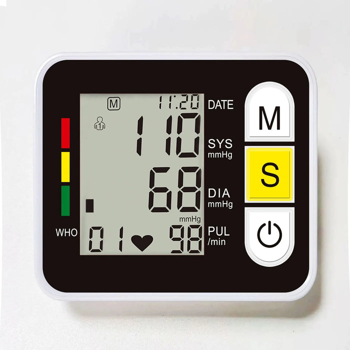 Medical Digital Wrist Blood Pressure Monitor