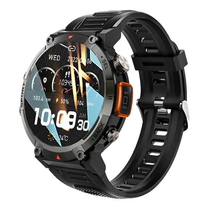 Smartwatch with Bluetooth Call and Flashlight