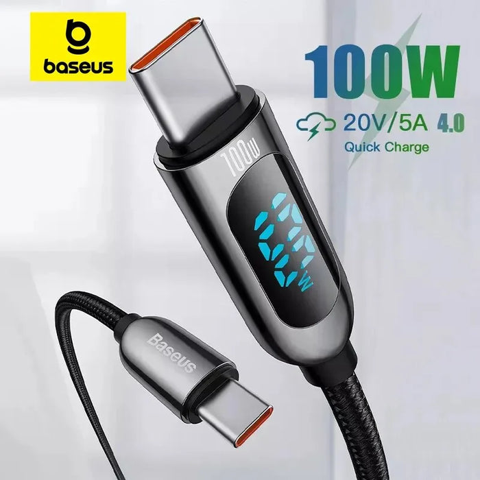 Baseus Digital Display USB Type-C to USB-C Cable