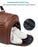 Leather foldable Suit Duffle Bag