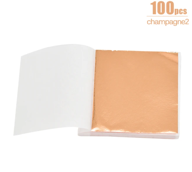 100/200 Sheets Imitation Gold Foil Paper Leaf