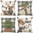 4-Pack Christmas Decorations Pillow Covers