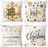 4-Pack Christmas Decorations Pillow Covers