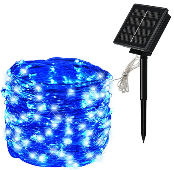 LED Solar Fairy Garland String Lights