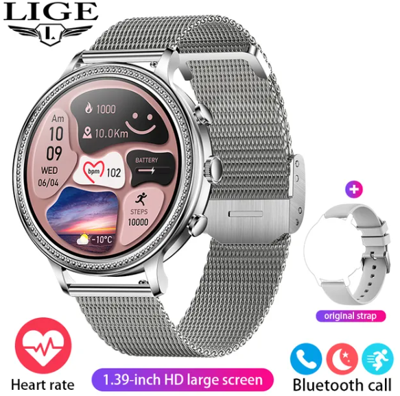 LIGE Luxury Smart Watch