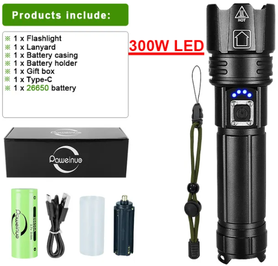 Powerful LED Flashlight