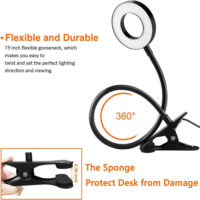 48 LEDs Clip-On Desk Lamp