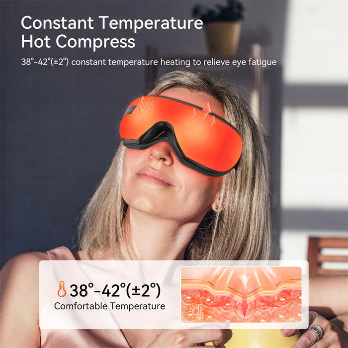 Heated Eye Massager Smart 3D Airbag