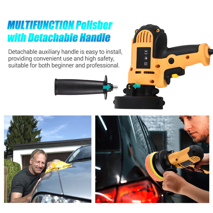 5 Inch Electric Car Polisher Kit