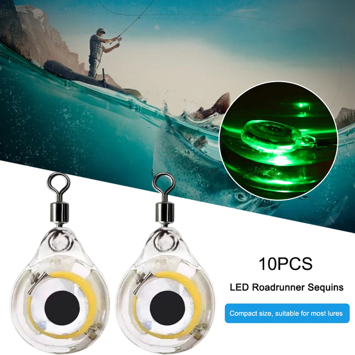 10 pcs Mini LED Luminous Fishing Lures