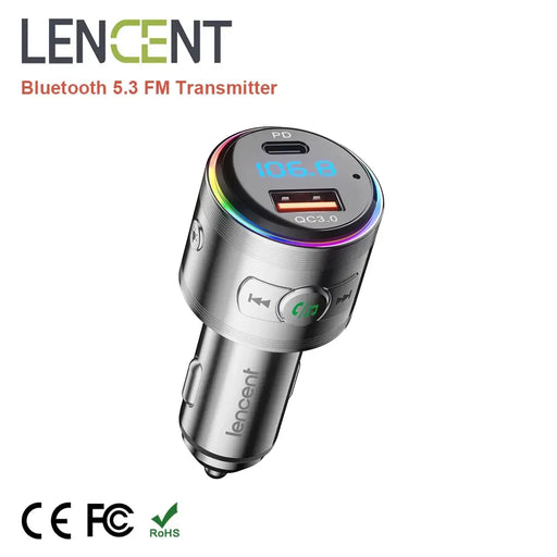 Bluetooth 5.3 FM Transmitter